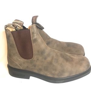 Blundstone 1306 Rustic Brown Elastic Sided Dress Boot